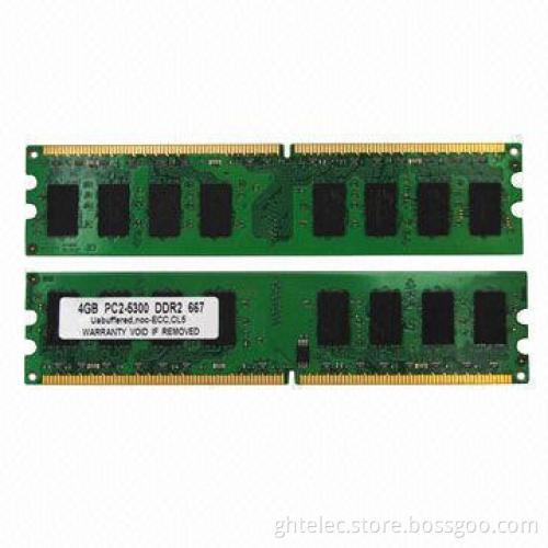 DDR2 4gb 667mhz RAM memory work with motherboards in stock, tested before sent and with ETT-chips